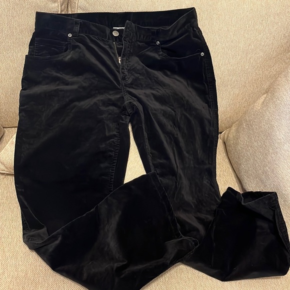 #43 CHICO’S pants velvet,black!,size 1.5 - Picture 1 of 8